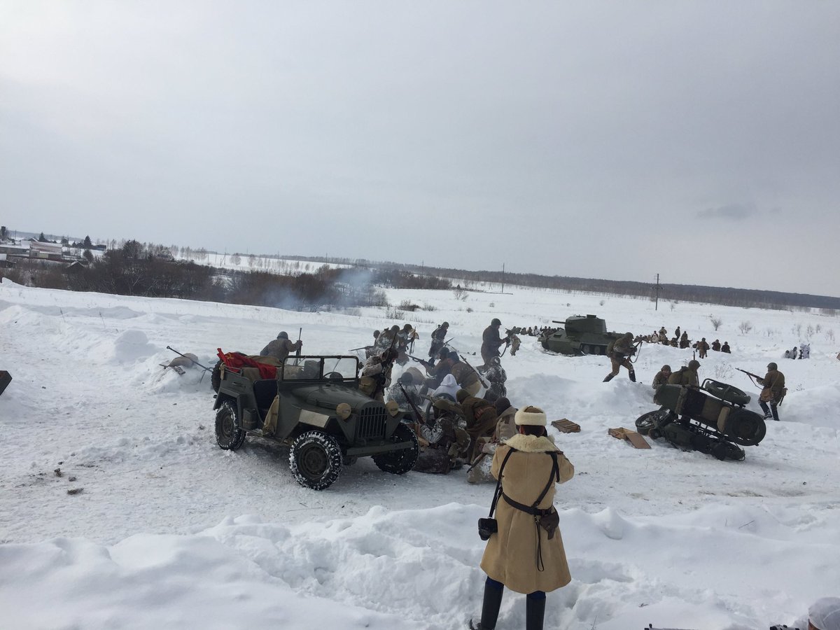 Бессмертный подвиг”. В Ивановке реконструировали подвиг Матросова. Фото и  видео Улпресса - все новости Ульяновска