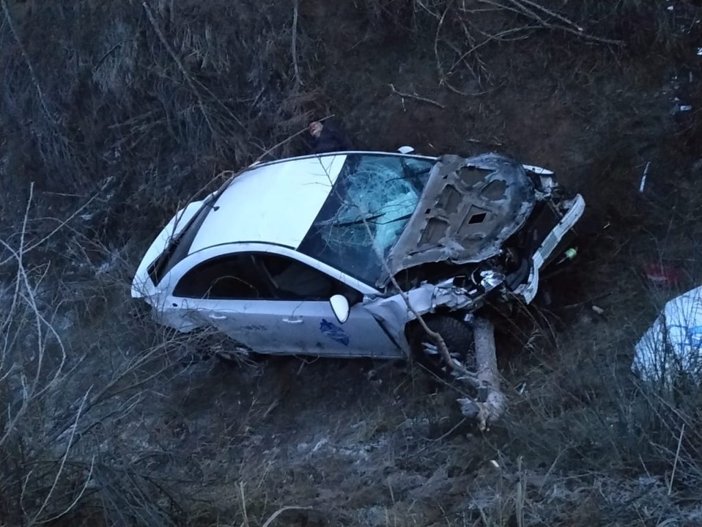 Автомобиль ЧОПа разбился в Чердаклинском районе: погиб один человек. Фото с  места ДТП Улпресса - все новости Ульяновска