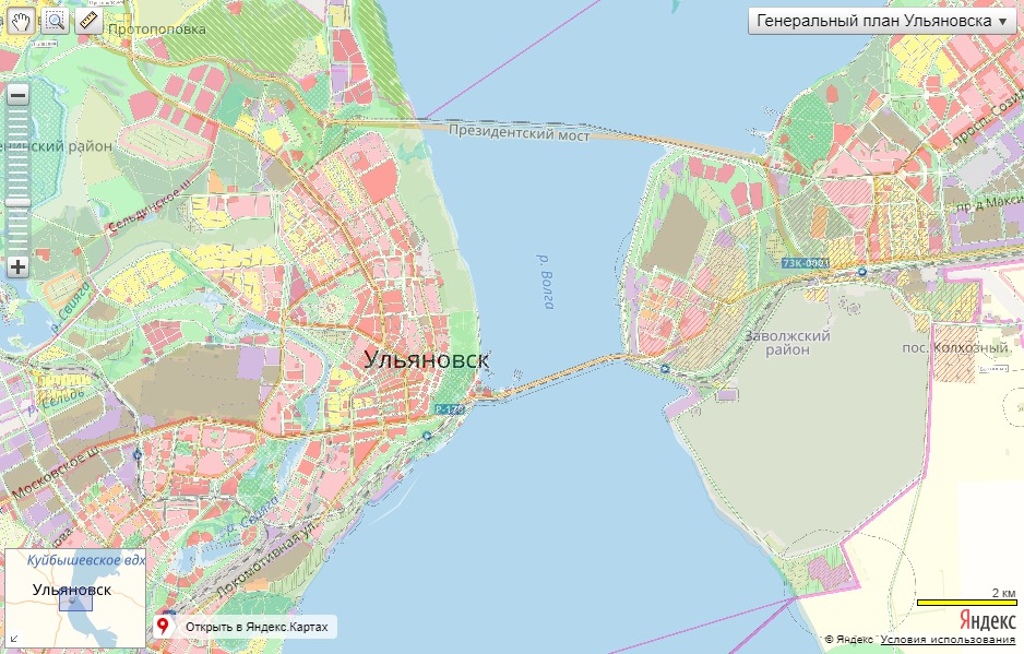 Ульяновск карта схема