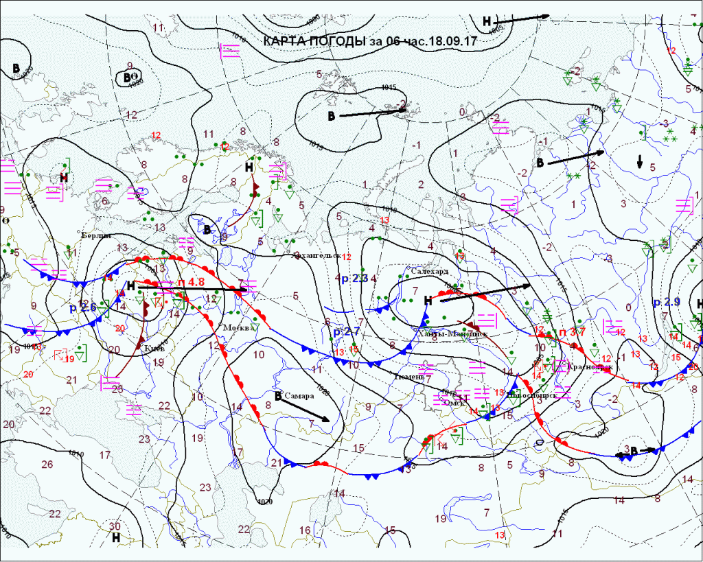 Карта погоды муром