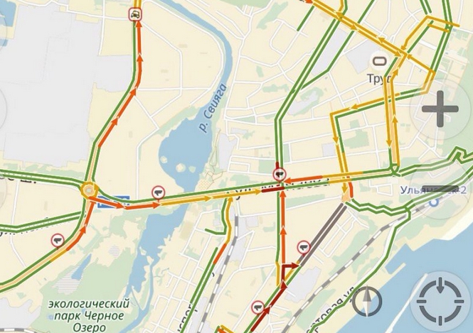 Карта пробок ульяновск