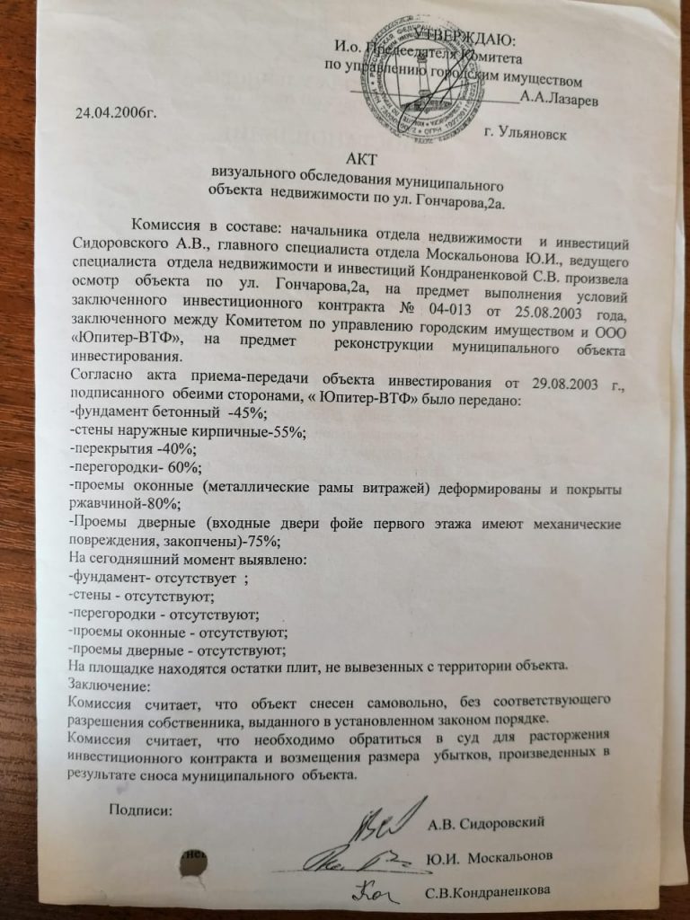 Надо снести, но объекта нет”. Битва за «Рассвет»: действия прежнего  руководства мэрии привели к патовой ситуации вокруг одного из знаковых мест  города Улпресса - все новости Ульяновска