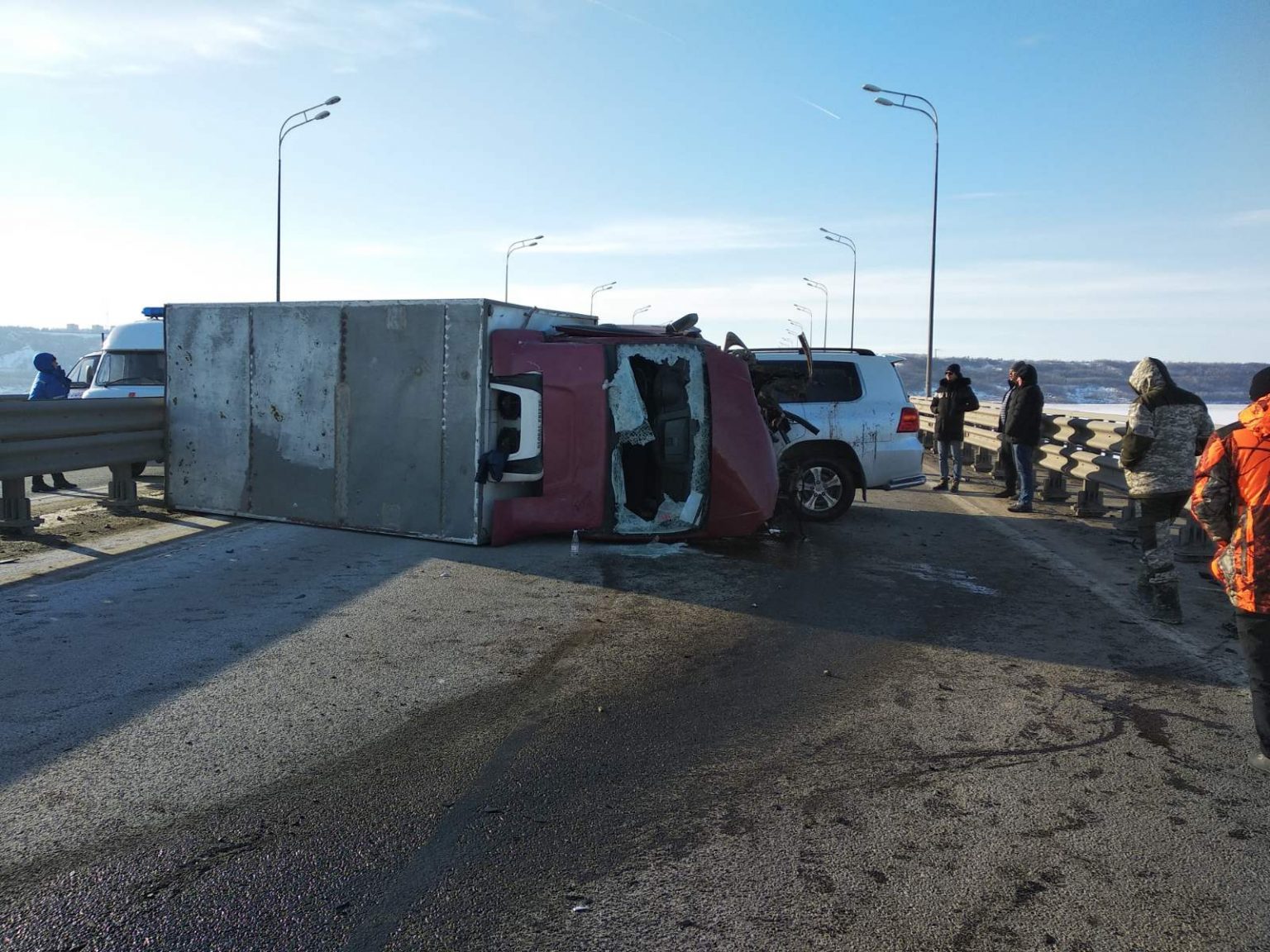 авария в ульяновске сегодня на императорском мосту