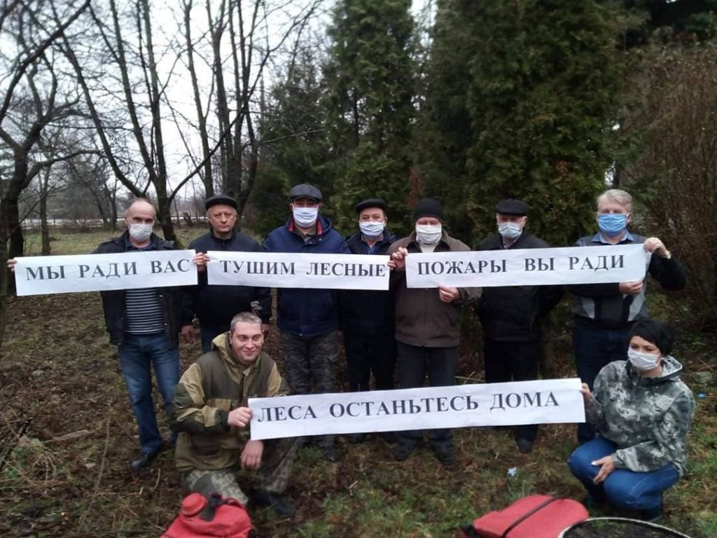 Мы ради вас тушим лесные пожары, вы ради нас оставайтесь дома”. Флешмоб от  Минприроды региона Улпресса - все новости Ульяновска