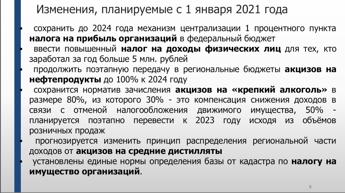 Проект бюджетной стратегии рф на период до 2023 года