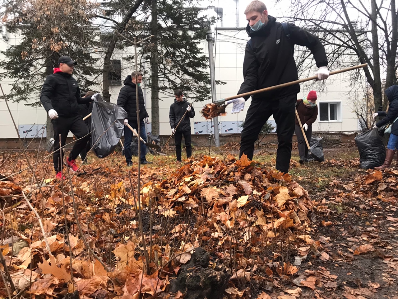 Во время субботника в парке “Семья” высадили новые туи и липы: фото  Улпресса - все новости Ульяновска