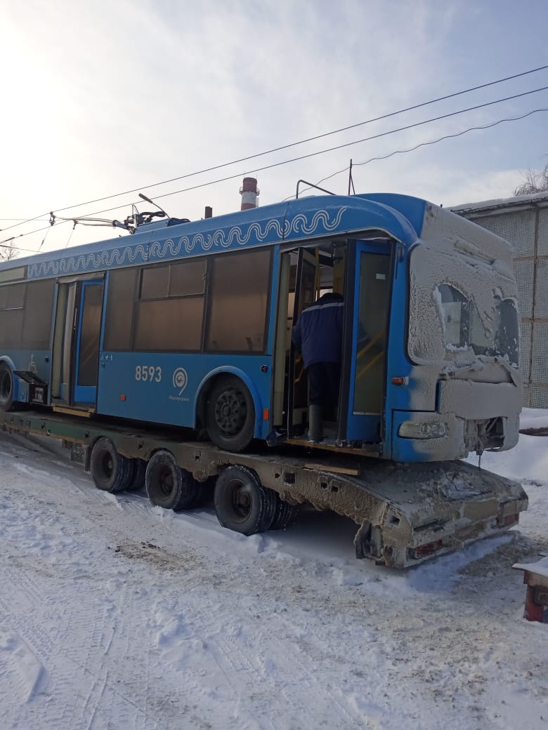 В ульяновское депо доставили 13-й подержанный троллейбус из Москвы Улпресса  - все новости Ульяновска