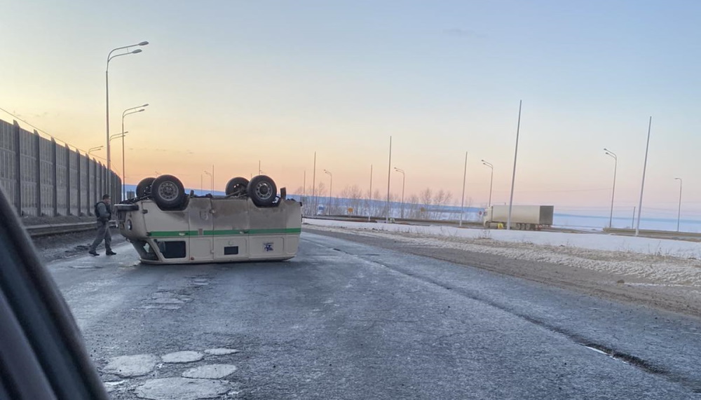 Авария на президентском мосту ульяновск фото