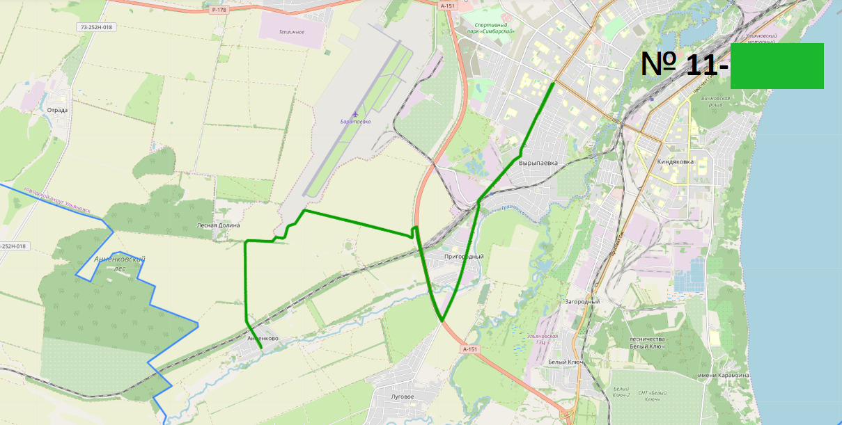 Город ульяновск как доехать. Баратаевка Ульяновск карта. Анненково Ульяновск карта. Автобус до аэропорта Ульяновск Баратаевка. Автобус 11 до Анненково Ульяновск.