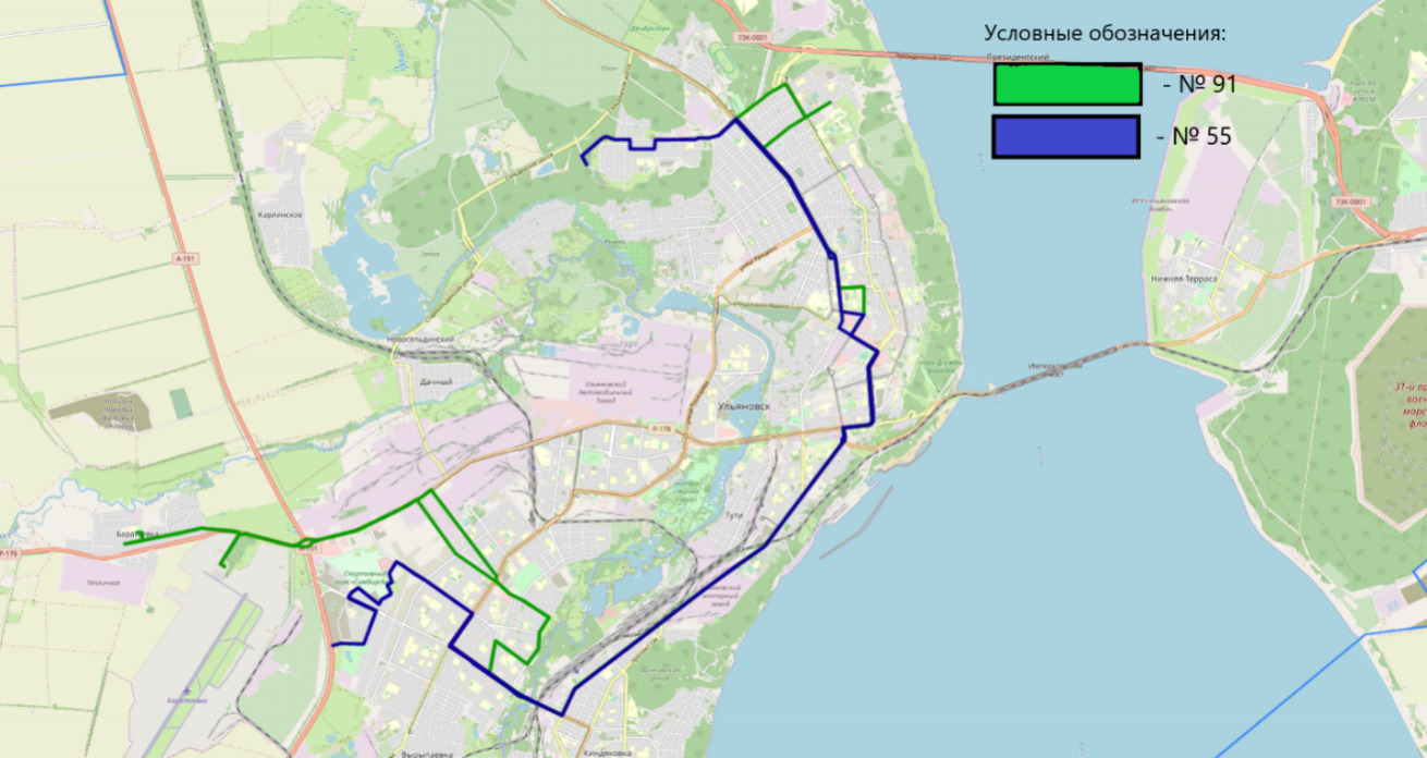 Маршрут 4 ульяновск схема проезда