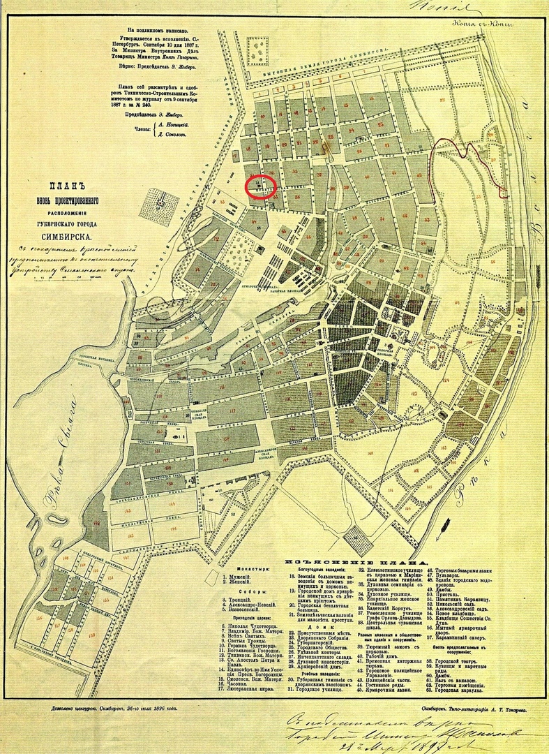 Какие города назывались симбирск. План Симбирска Ульяновска. План города Симбирска. Карта Симбирска 19 века. Город Симбирск старые карты.