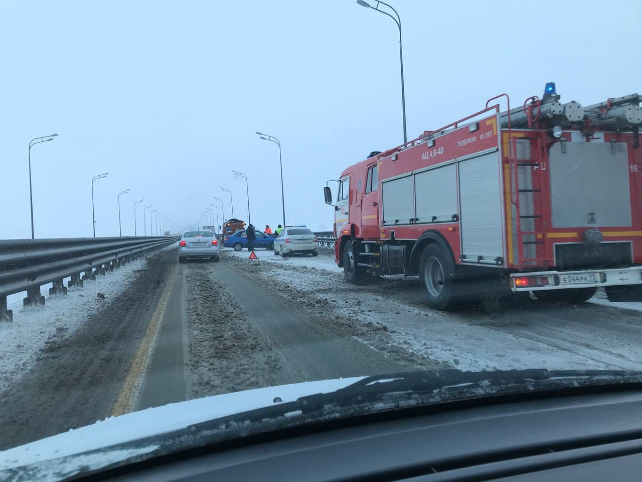 авария на крымском мосту сегодня