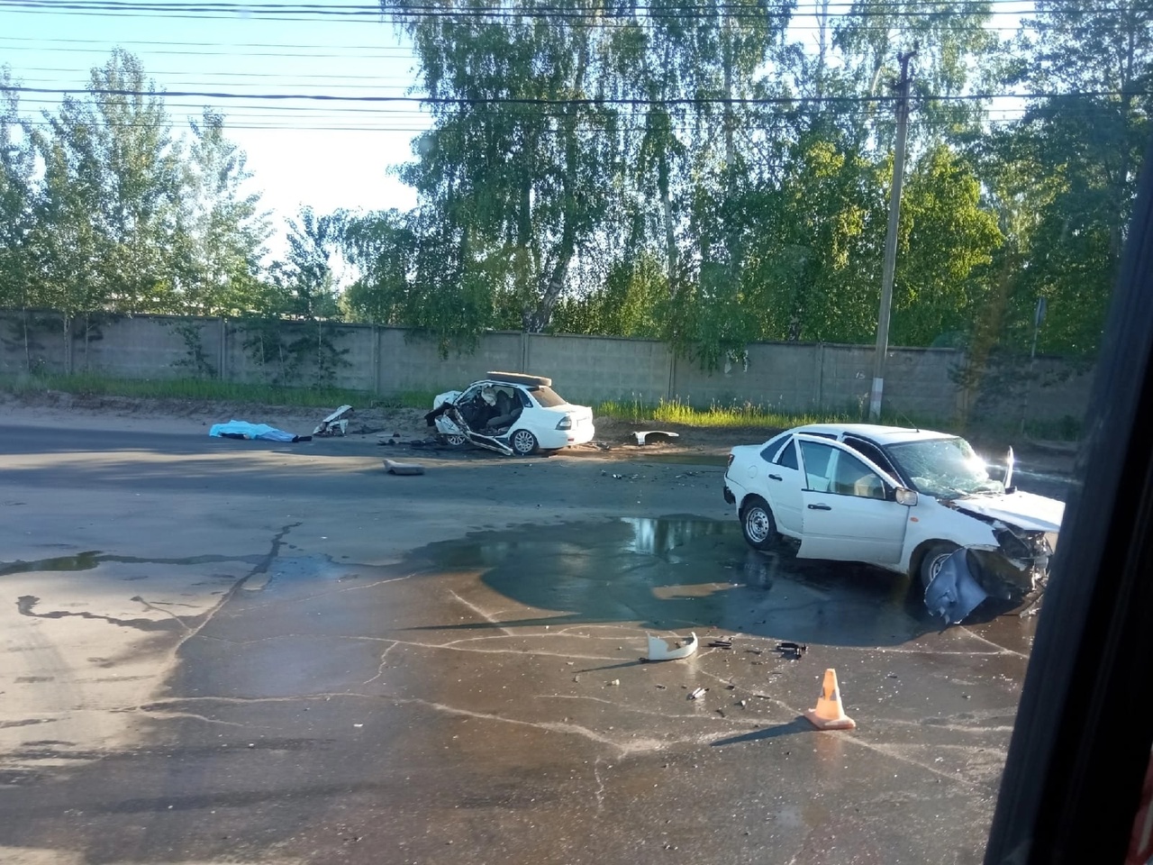 В Димитровграде в лобовом ДТП погиб водитель «Приоры»: фото Улпресса - все  новости Ульяновска