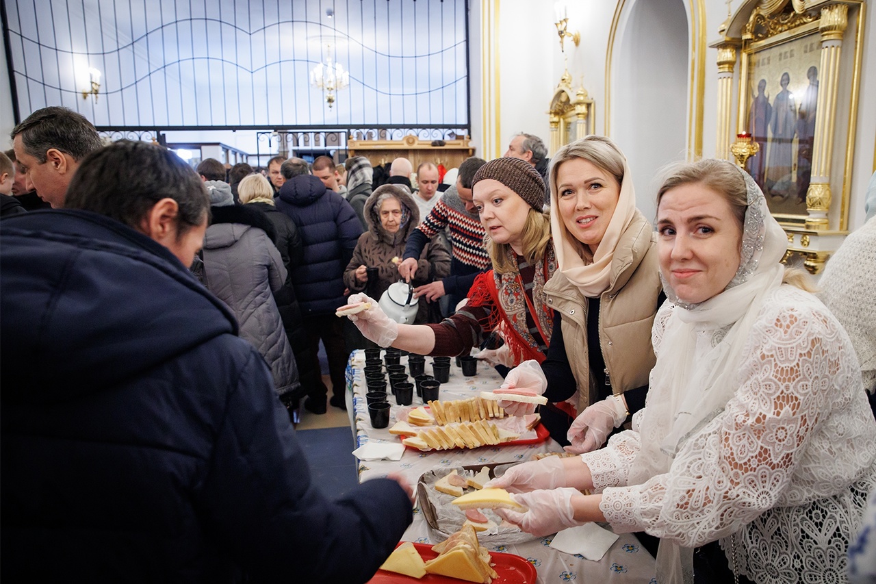 Рождественское богослужение в Кемерово ночная