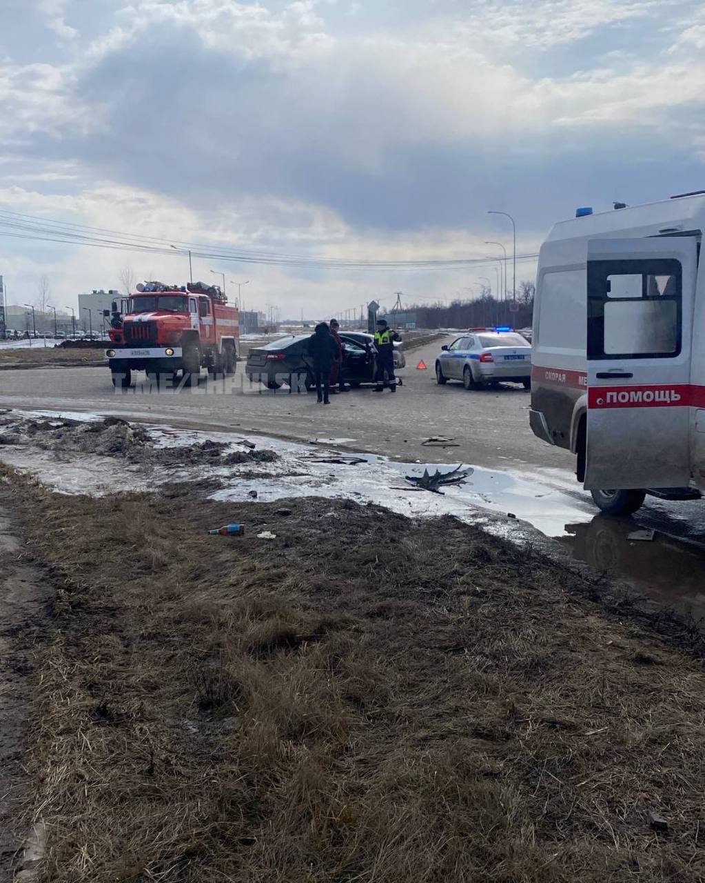 В Заволжском районе водитель Киа врезался в автобус: фото Улпресса - все  новости Ульяновска