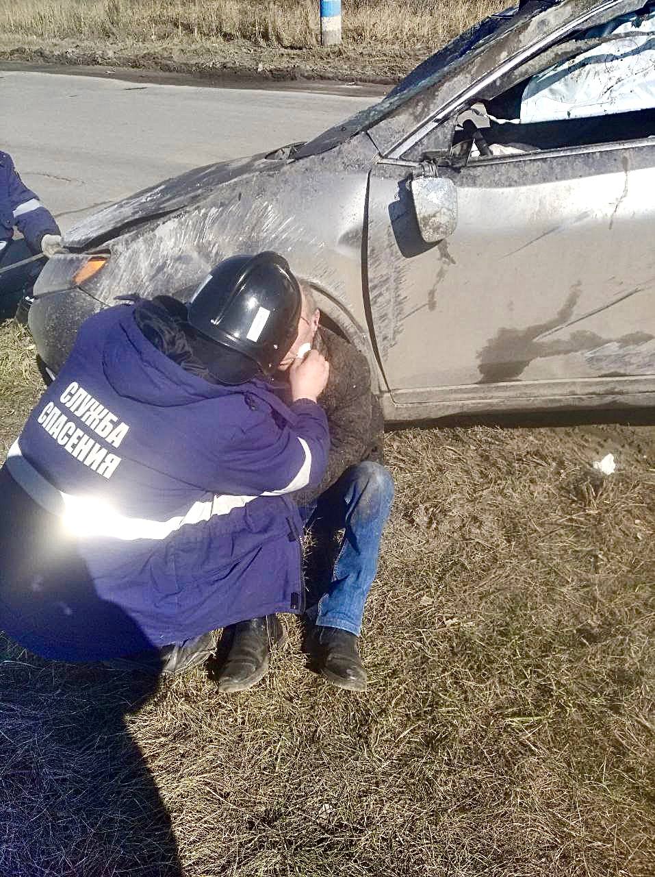 Врезался в припаркованный авто: спасатели рассказали о подробностях ДТП в  заволжской промзоне. Фото Улпресса - все новости Ульяновска