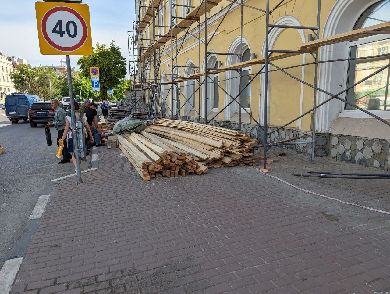 Здание на Гончарова, 40 отреставрируют до конца года: фото Улпресса - все  новости Ульяновска