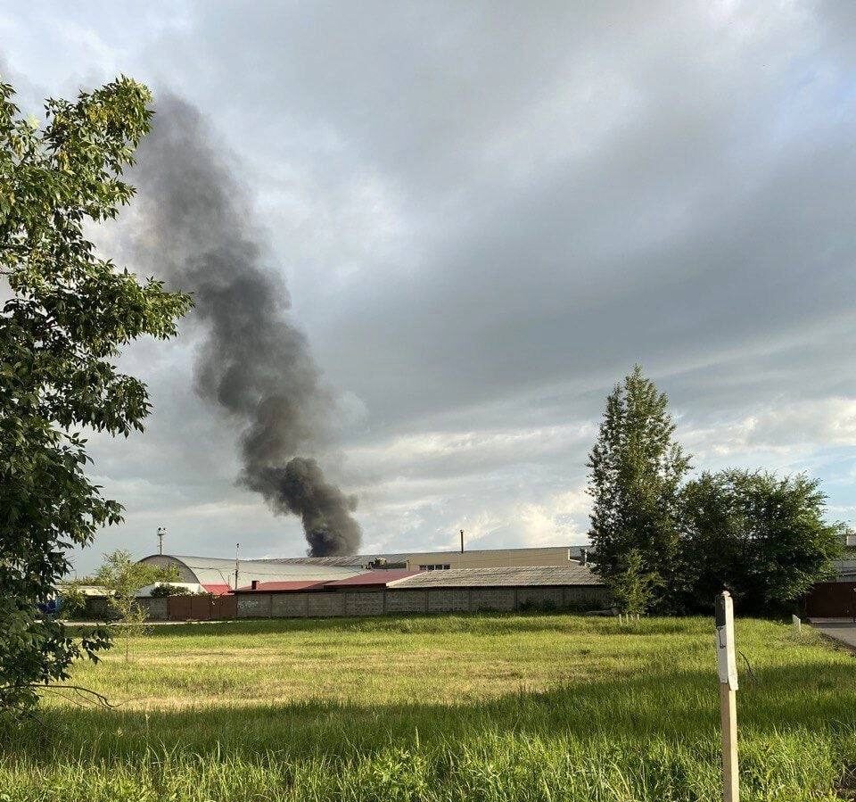 В Заволжье загорелся полигон промышленных отходов: видео Улпресса - все  новости Ульяновска