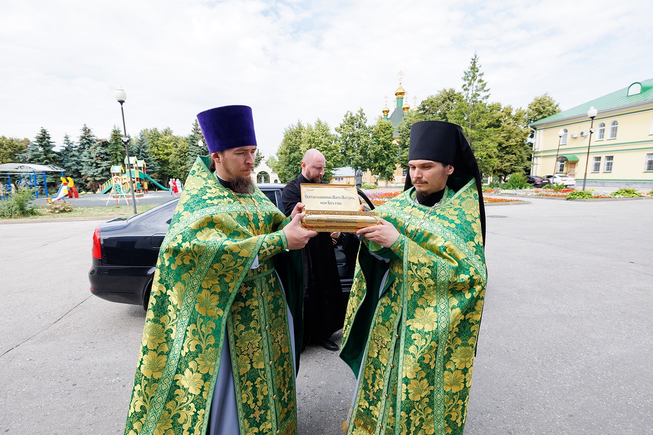 Ковчег с частицей мощей Святой Матроны Московской доставили в  Спасо-Вознесенский собор: фото Улпресса - все новости Ульяновска