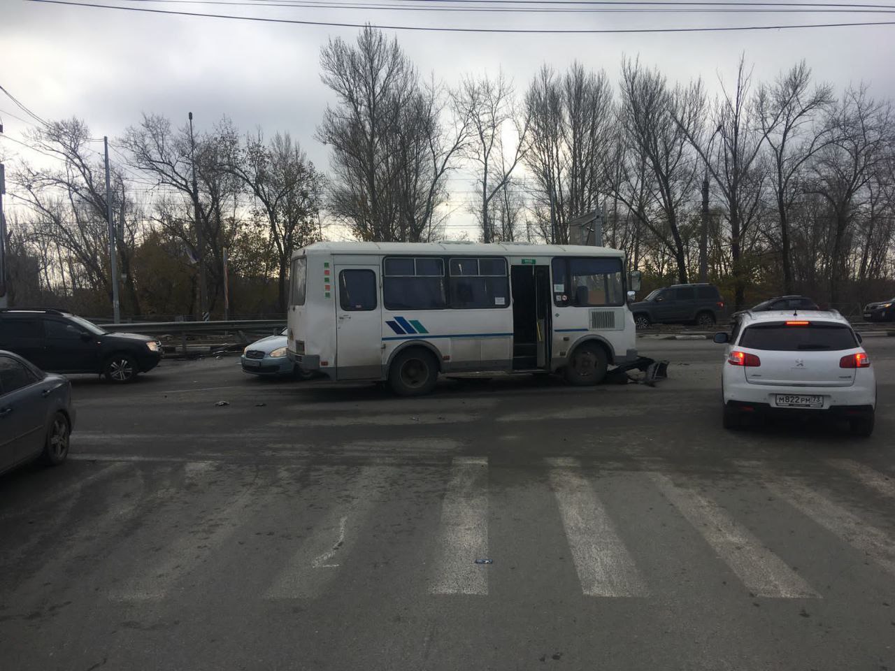 В ГИБДД озвучили подробности лобового ДТП на Московском шоссе: фото  Улпресса - все новости Ульяновска