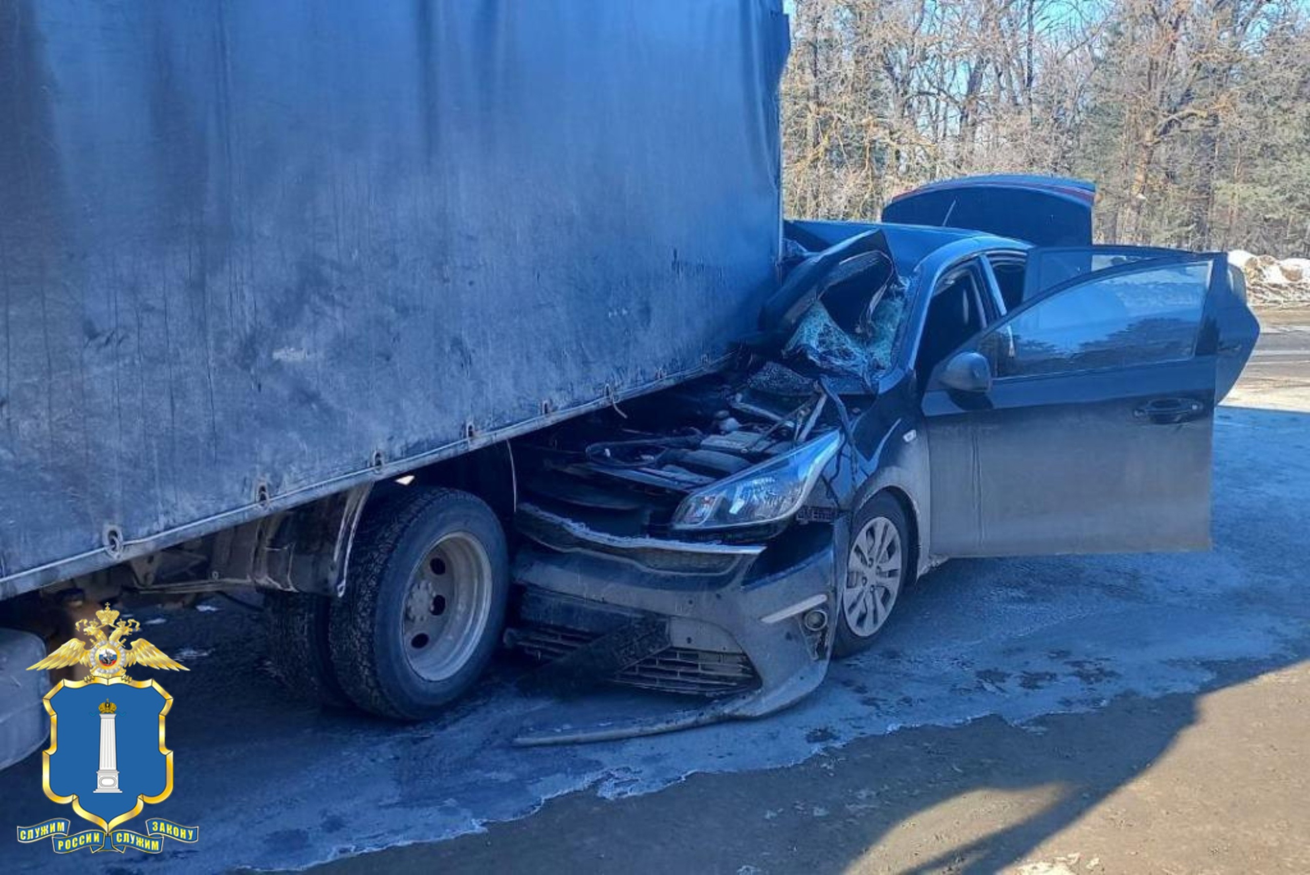 Водитель Киа врезался в ГАЗель на трассе в Ульяновском районе, три человека  пострадали. Фото Улпресса - все новости Ульяновска