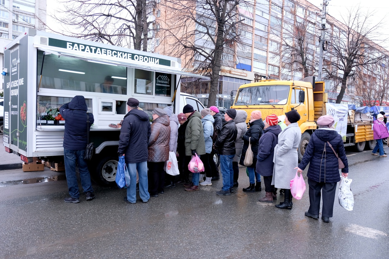 На улице Минаева развернулась сельскохозяйственная ярмарка: фото Улпресса -  все новости Ульяновска