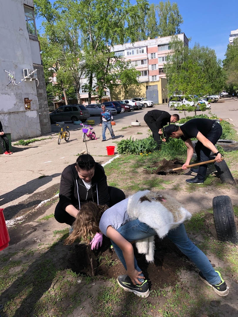 На проспекте Созидателей в честь ветерана войны посадили яблони Улпресса -  все новости Ульяновска