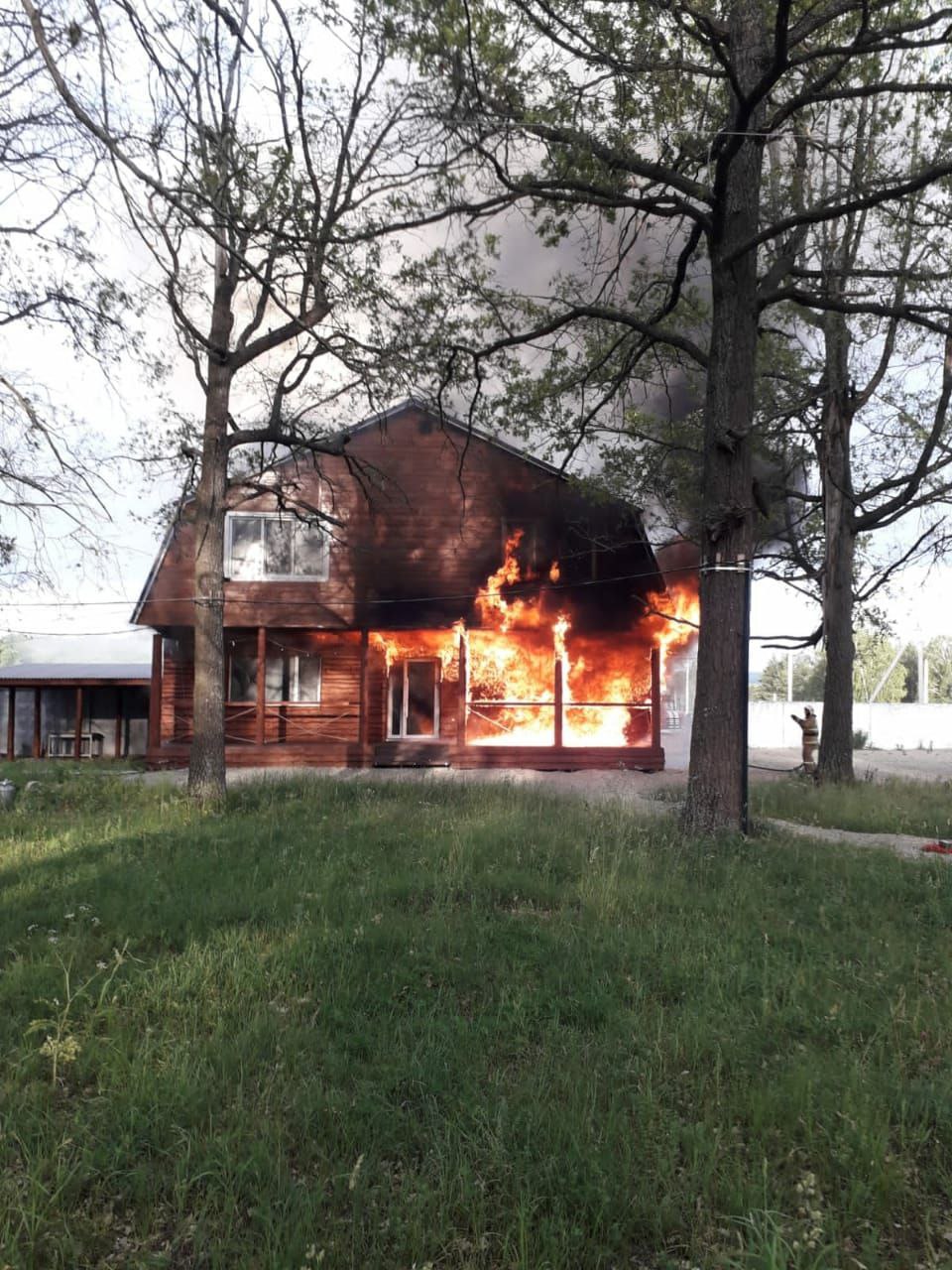 В селе Смородино сгорел гостевой дом Эллы Глебовой Улпресса - все новости  Ульяновска