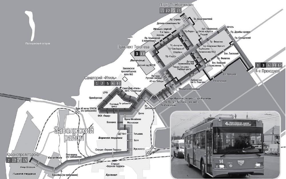 Карта троллейбусов чита