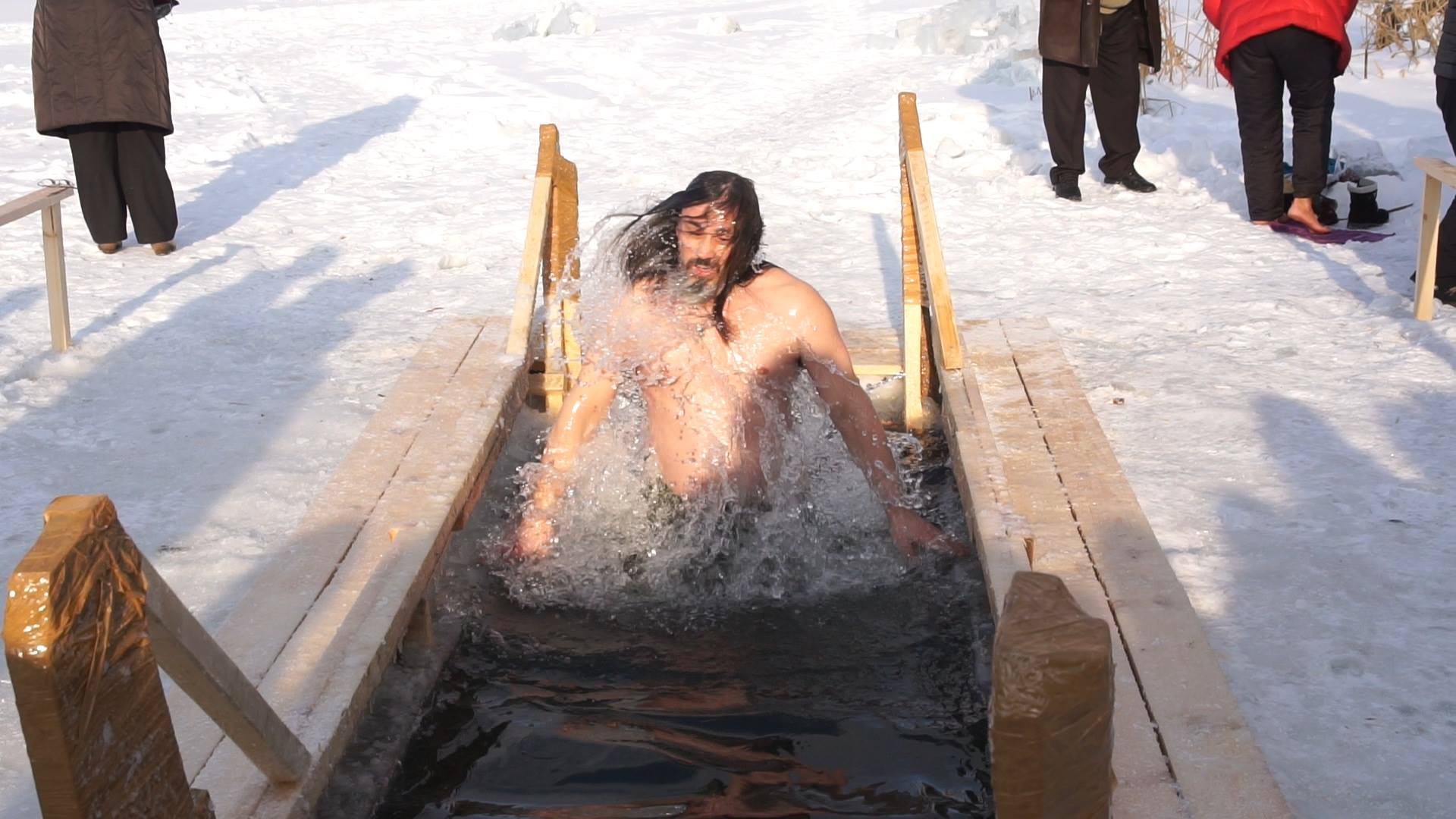 Крещение зимой