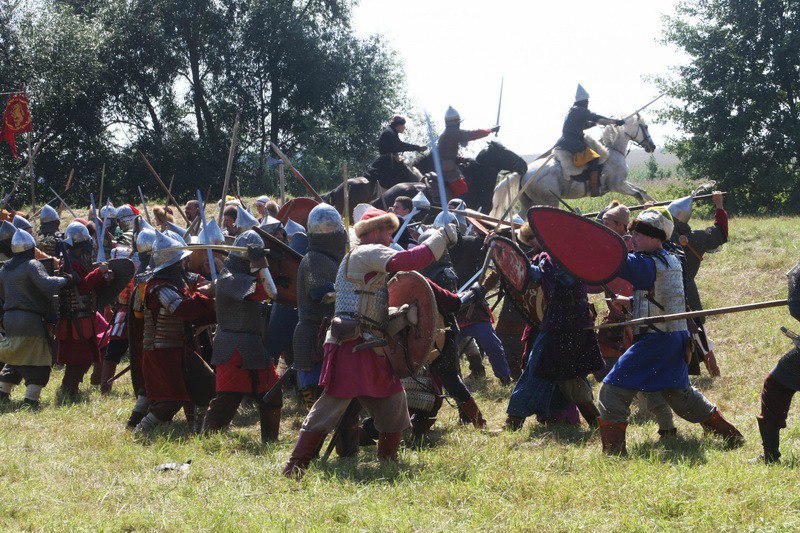 В каком году состоялась битва русских дружин. Липецкая битва произошла в 1216 г. Фестиваль битва на Воже. Битва под Липецком. Казачьи боевые искусства.