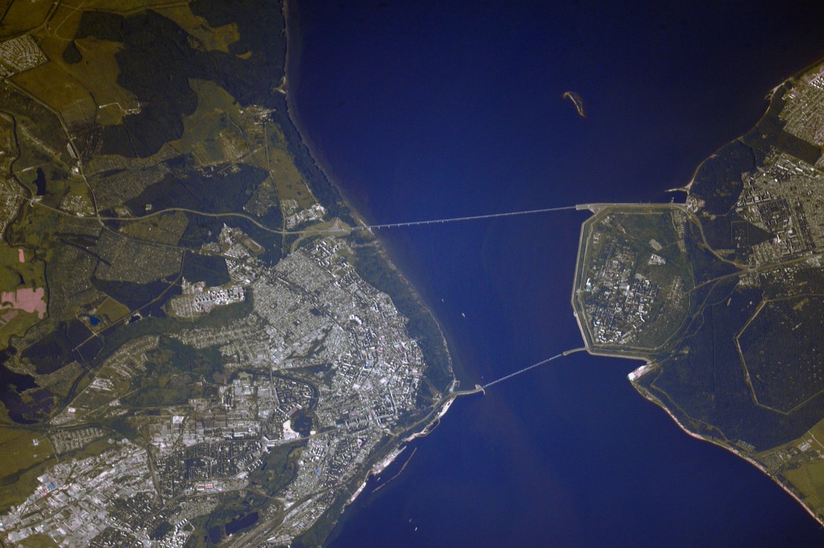 Снимок из космоса Сергея Рязанского