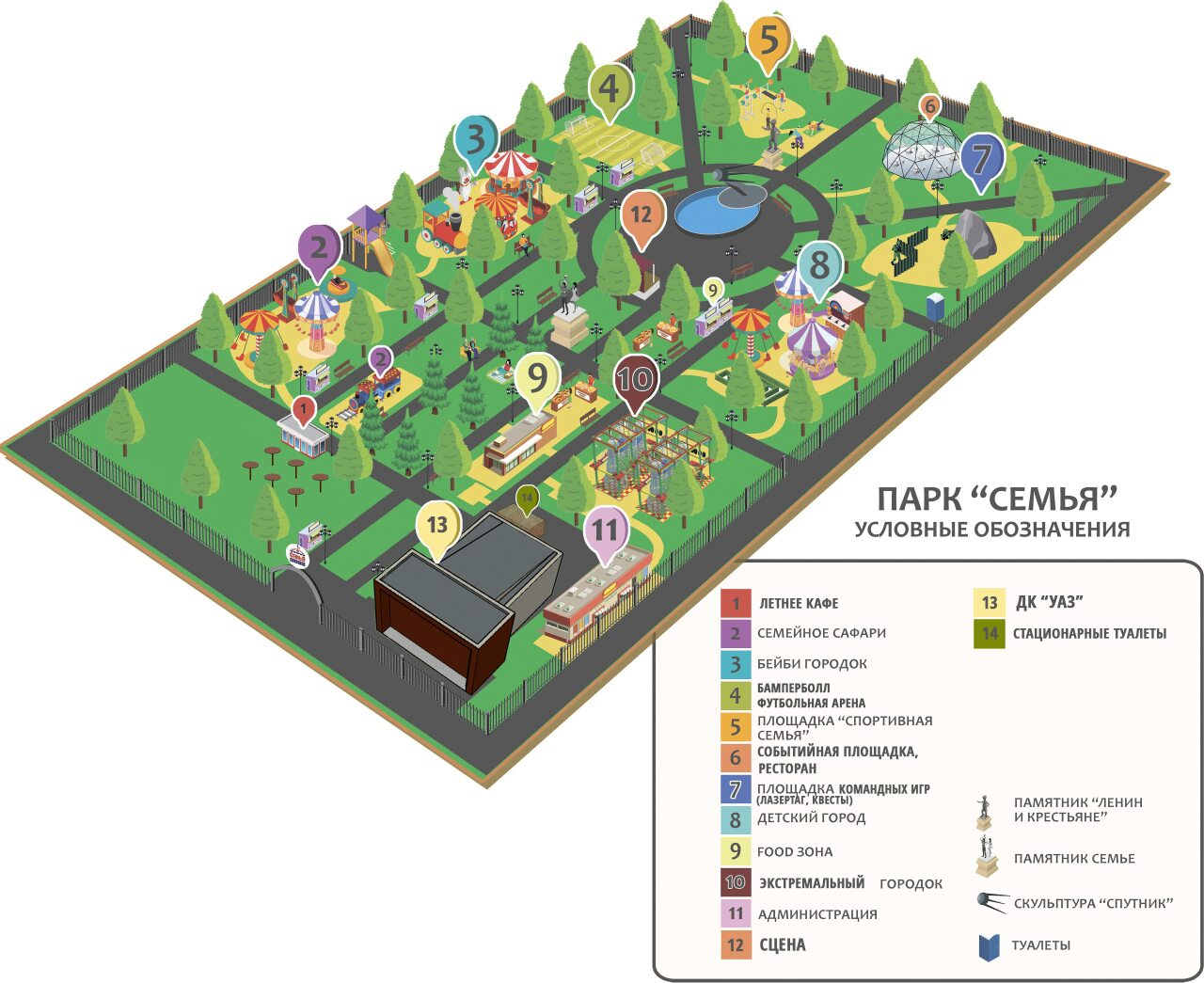 Карта family park