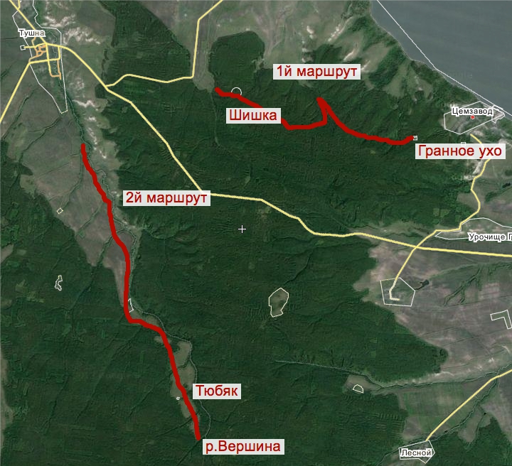 Карта национального парка сенгилеевские горы