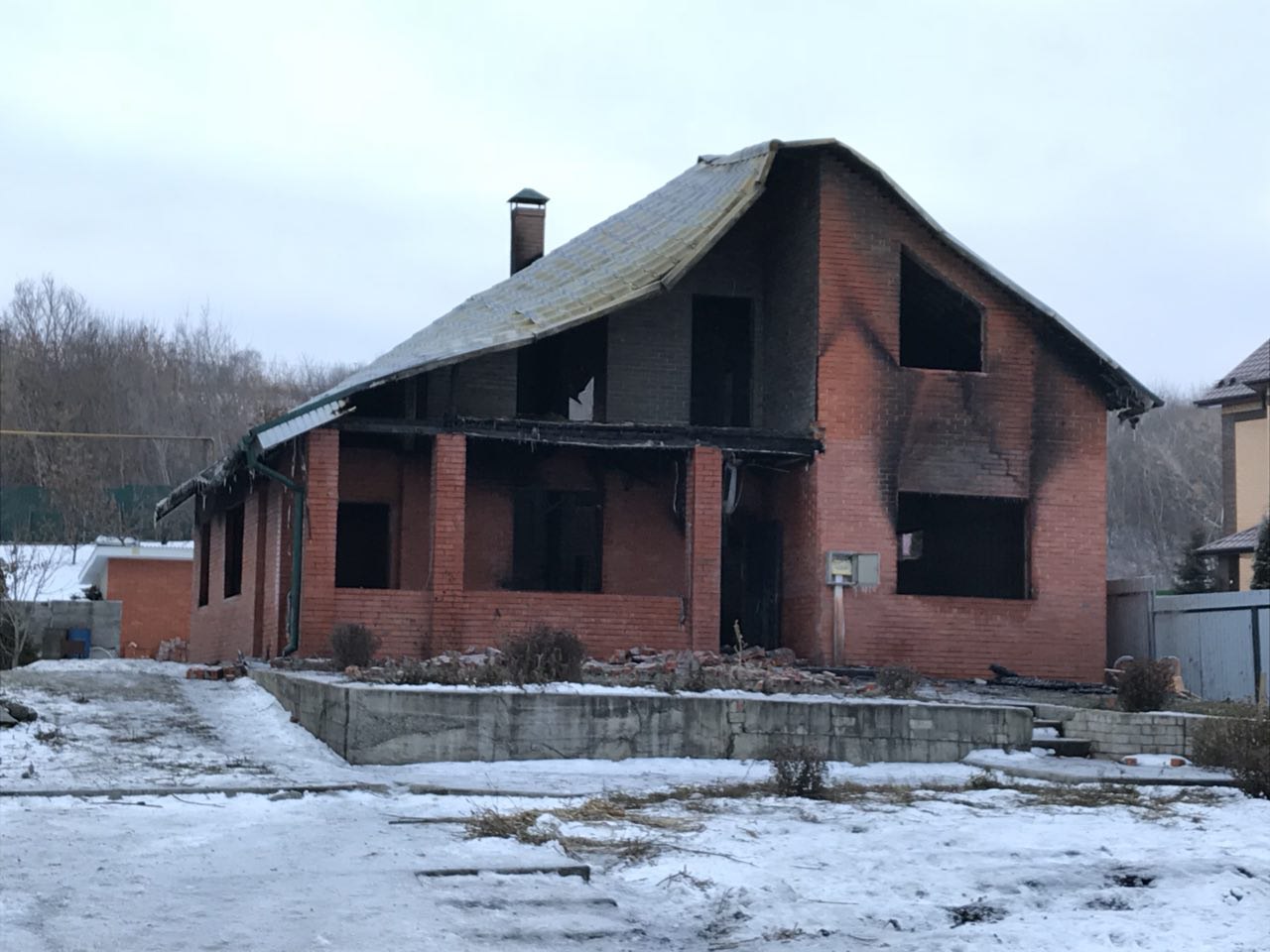 Построить дом после пожара