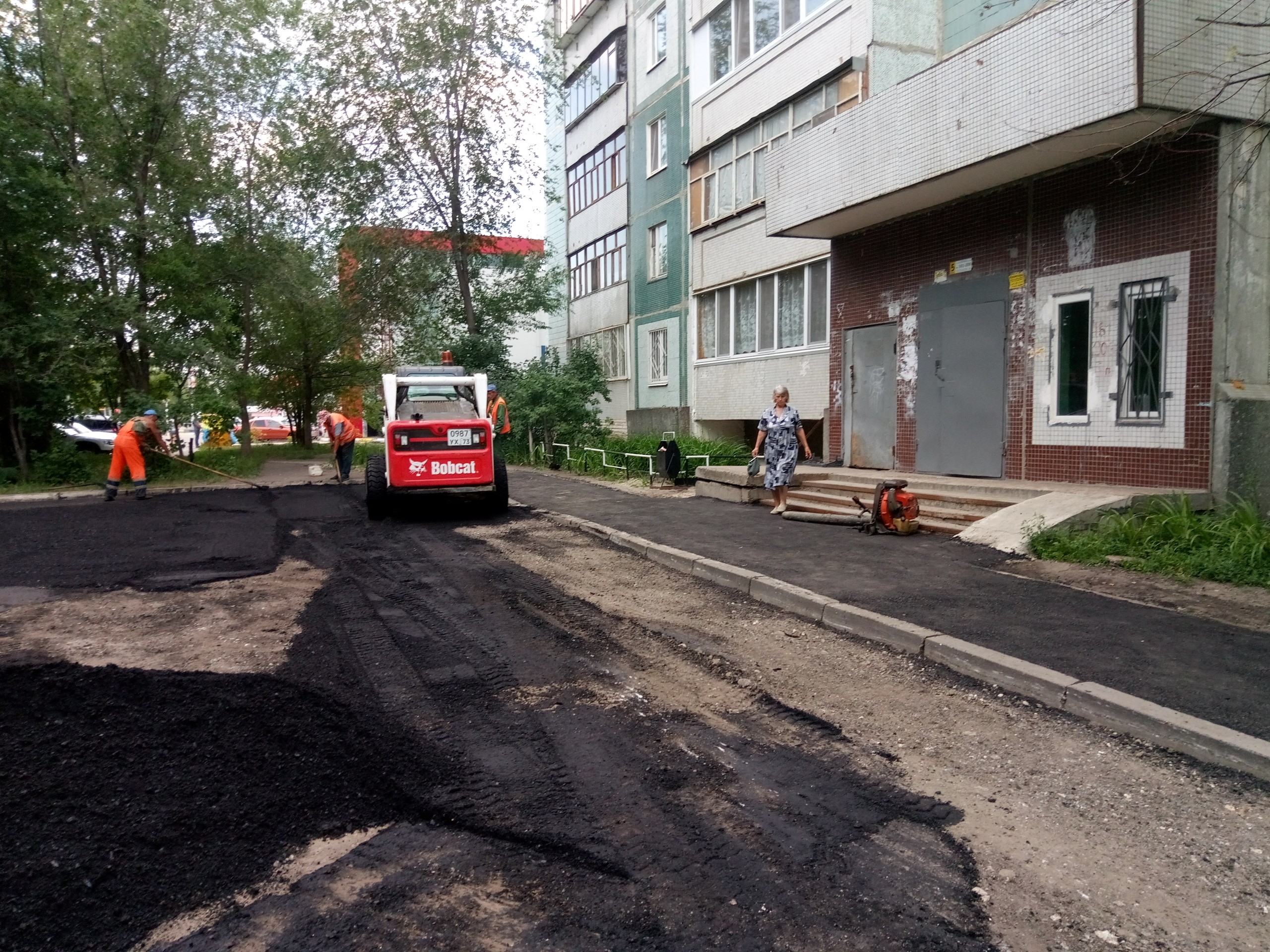 Проведен ремонт двора Рябикова 106 Улпресса - все новости Ульяновска