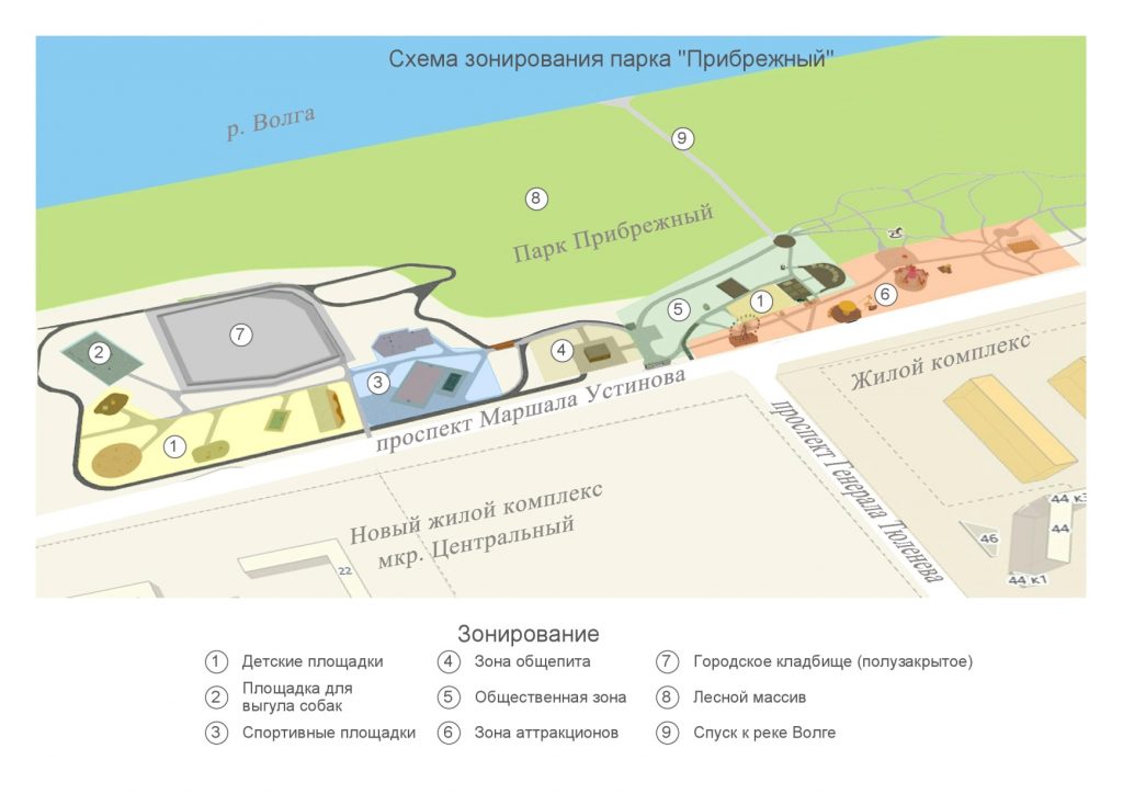 Парк прибрежный ульяновск карта